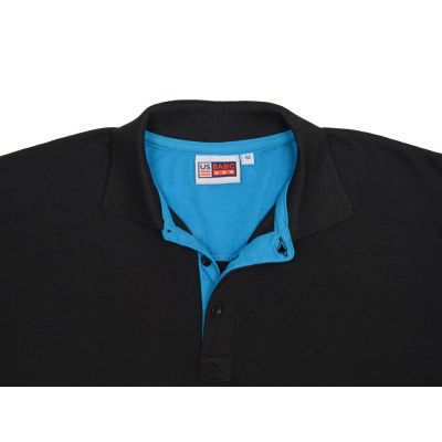 Рубашка поло Solo мужская, аква-3