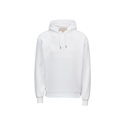 Толстовка с капюшоном оверсайз Lisbon унисекс, белый-1