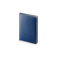 Ежедневник А5 датированный Sidney Nebraska 2026, синий (серебристый обрез)