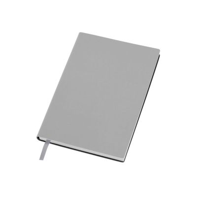 Бизнес-блокнот C1 софт-тач, гибкая обложка, 128 листов, серый-0