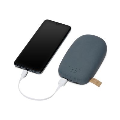 Внешний аккумулятор в форме камня Stone, 10400 mAh, темно-серый-1