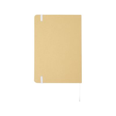 Nelida блокнот формата А5 в твердой обложке из переработанного картона - Белый-2