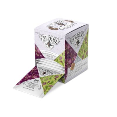 Чайный напиток с Листом черной смородины, мелиссой в индивидуальном саше конверте, 15 пакетиков-0