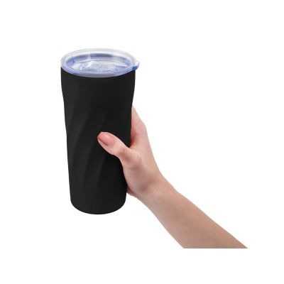 Подарочный набор FAMILY с термосом и термокружкой, черный-3