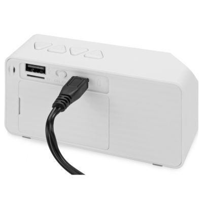 Портативная колонка Bermuda с функцией Bluetooth, белый-1