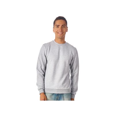 Свитшот Monaco унисекс, серый меланж-1