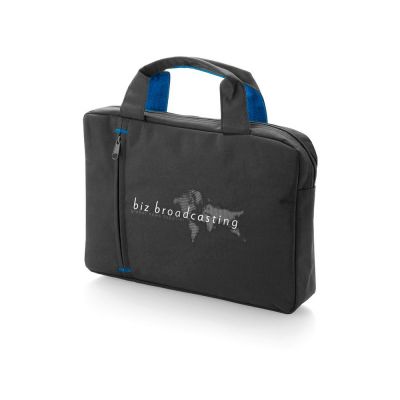 Сумка для документов Troit, серо-синий/ярко-синий-1