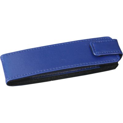 Набор Эльба: ручка шариковая, механический карандаш в футляре синий-1