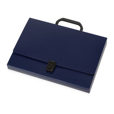 Папка-портфель А4, синий-0