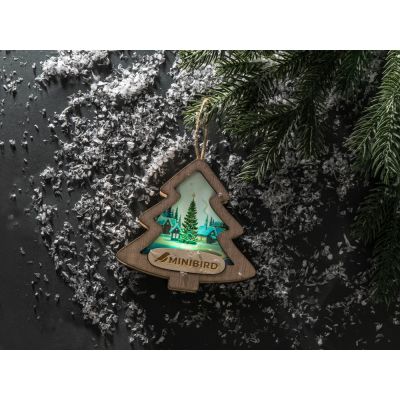 Подвеска с подсветкой, елочка-8