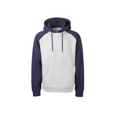 Толстовка с капюшоном Dublin мужская, темно-синий/серый меланж-6