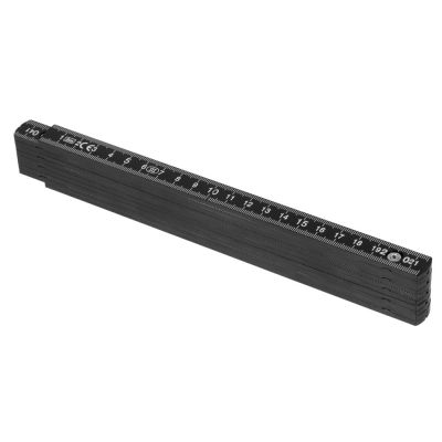 Складная линейка длиной 2 м Plank, черный-2