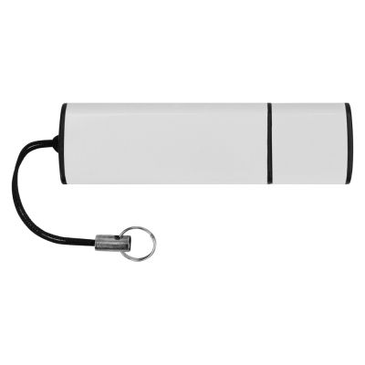 Флеш-карта USB 2.0 16 Gb металлическая с колпачком Borgir, белый-2