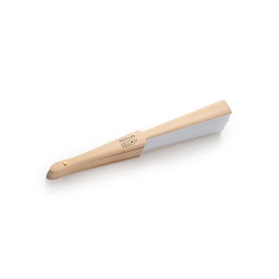 Деревянный веер MILOS, натуральный/белый-1