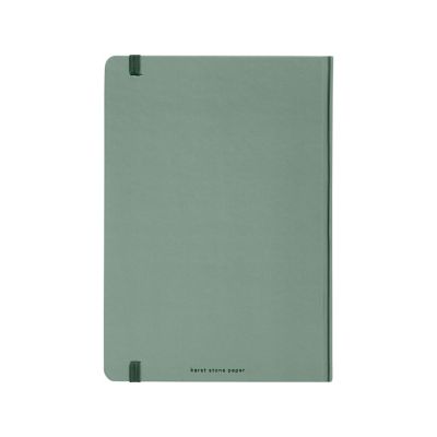 Блокнот в твердом переплете Karst формата A5, зеленый яркий-2