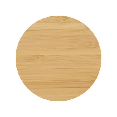 Беспроводное зарядное устройство из бамбука Cap, натуральный-2