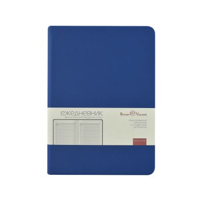 Ежедневник недатированный А6+ Megapolis Color, синий-1
