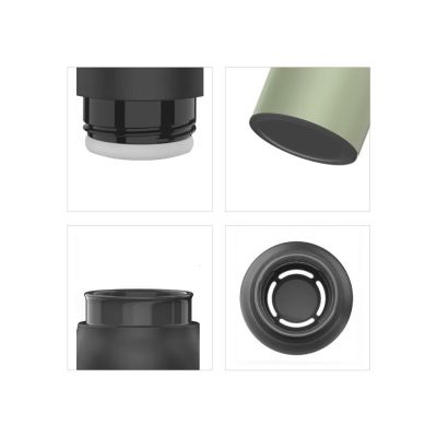 Термос из нерж. стали тм THERMOcafe TCSB-600SY (GR) 0,6L-2