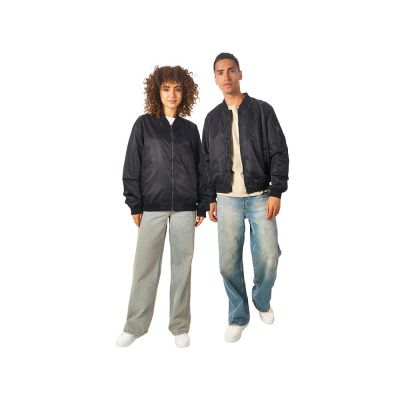 Куртка бомбер Antwerpen унисекс, черный-6