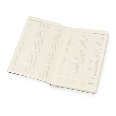 Ежедневник А5 недатированный Megapolis Velvet Flex, бордовый-1