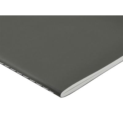 Тетрадь с каменной бумагой А5 Carrara 40 л., линейка, серый-2