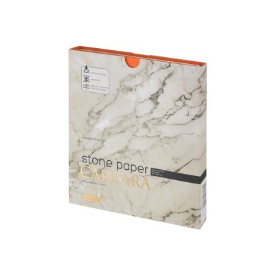 Еженедельник с каменной бумагой А5+ Carrara, оранжевый-8