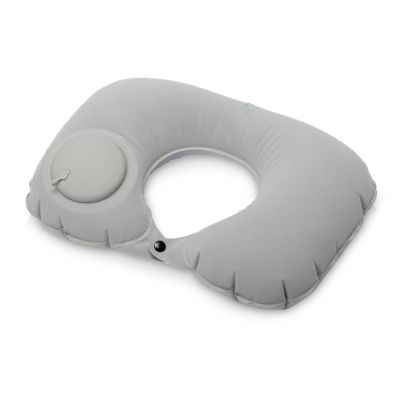 Подушка под шею с помпой Push, серый-0