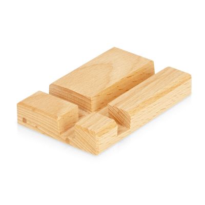 Подставка для телефона и планшета деревянная из массива бука №2 флагман-0