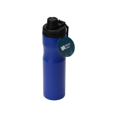 Бутылка для воды Supply Waterline, нерж сталь, 850 мл, синий/черный-7