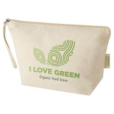 Orissa большая сумка для аксессуаров из органического материала GOTS, 180 г/м², 3 л - Натуральный-5