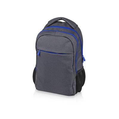 Рюкзак Metropolitan, серый с синей молнией-0