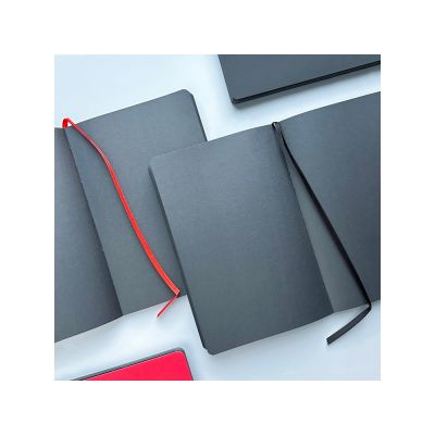 Скетчбук Sketch & Art в мягком переплете 140х210 мм, 100 л. черной бумаги 100 гр., красный-6