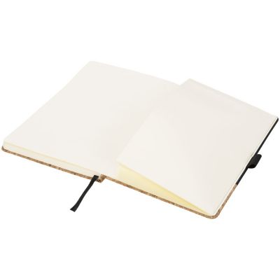 Блокнот Evora формата A5 из пробки и термополиуретана, черный-3