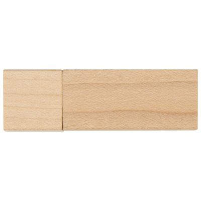 Флеш-карта USB 2.0 16 Gb Woody с магнитным колпачком, натуральный-2