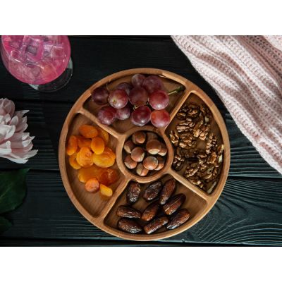 Менажница из бука с пропиткой маслом Delly-9