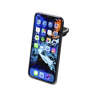 Магнитный держатель для мобильного телефона Aero, черный-0