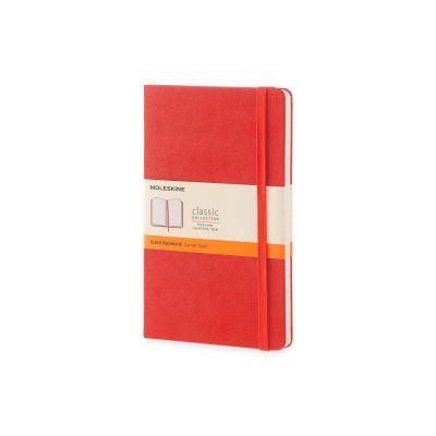 Записная книжка Moleskine Classic (в линейку) в твердой обложке, Large (13х21см), красный-0