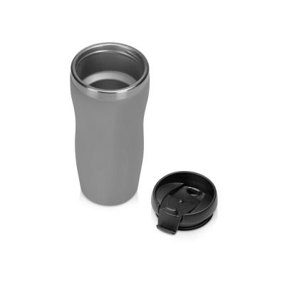 Термокружка Mony Steel 350 мл, soft touch, серый (P)-1