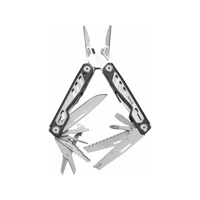 Мультитул Rocktol 16 в 1 с пружинными плоскогубцами, нержавеющая сталь, нейлоновый чехол-0