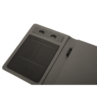 Подарочный набор металлическая ручка и блокнот А5 Twilight  со светящимся логотипом и пауэрбэнком-10