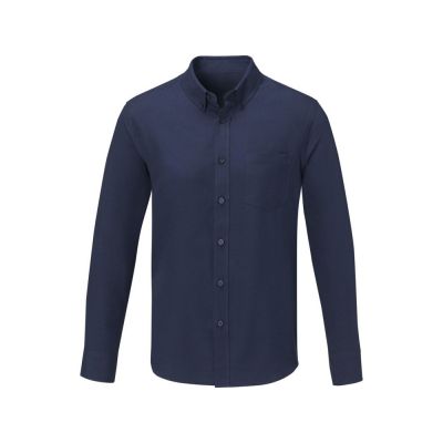 Pollux Мужская рубашка с длинными рукавами, темно-синий-1