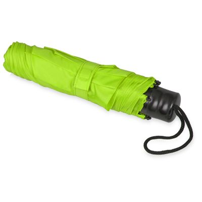 Зонт складной Columbus, механический, 3 сложения, с чехлом, зеленое яблоко (Р)-2