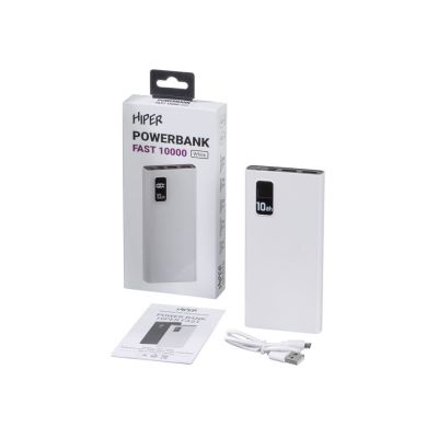 Портативный внешний аккумулятор FAST 10000 White-7