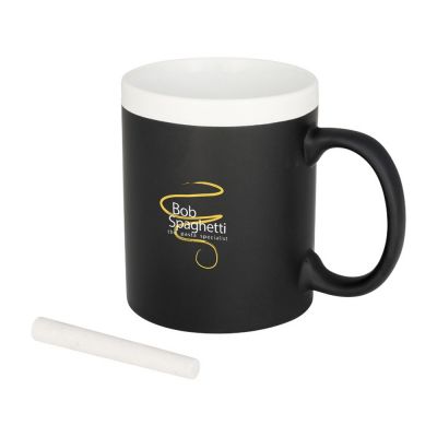 Кружка, на которой можно писать мелом, белый-6