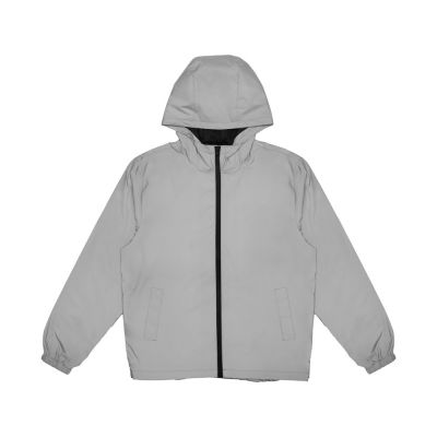 Ветровка светоотражающая 2XL, серебристый-15