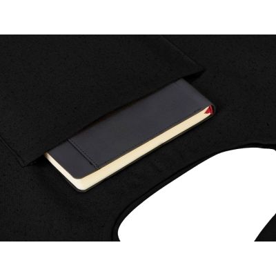 Сумка-шоппер Vest из хлопка 340 г/м2, черный-4