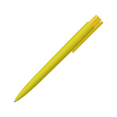 Шариковая ручка RECYCLED PET PEN PRO K transparent GUM soft-touch, желтый-0
