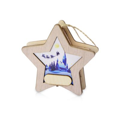 Подвеска с подсветкой, звезда-0