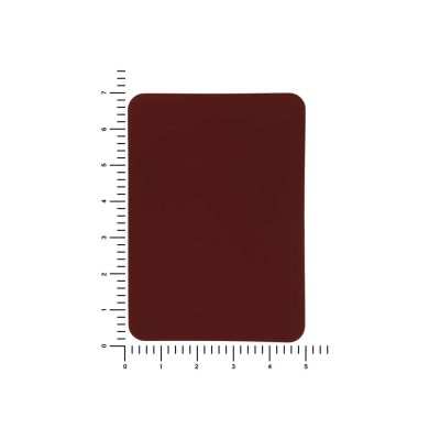ПАТЧ ПРЯМОУГОЛНЫЙ soft-touch (коричневый ) 5,0 х 7,0 см-2