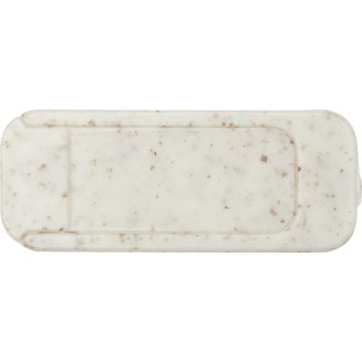 Блокиратор веб-камеры Kushi из пшеничной соломы, бежевый-1